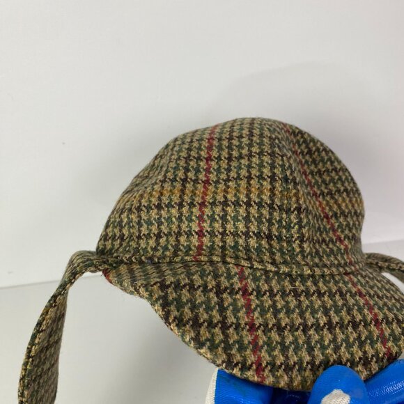 Men's Classic Houndstooth Earflap Hat - Picture 6 of 13